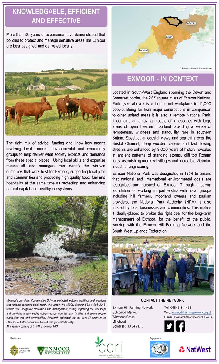 Exmoor farmers come together to plan way forward after Brexit. Will those farming #SomersetLevels do the same..? @NFUsouthwest <a href="/BathandWest/">Royal Bath and West</a>