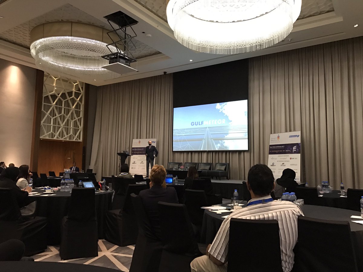 DOOHapps's tweet image. Very inspiring talk from Gulf Meteor&apos;s @narcicist, Media Architecture Summit. Start from the why. If that means less screens, even better