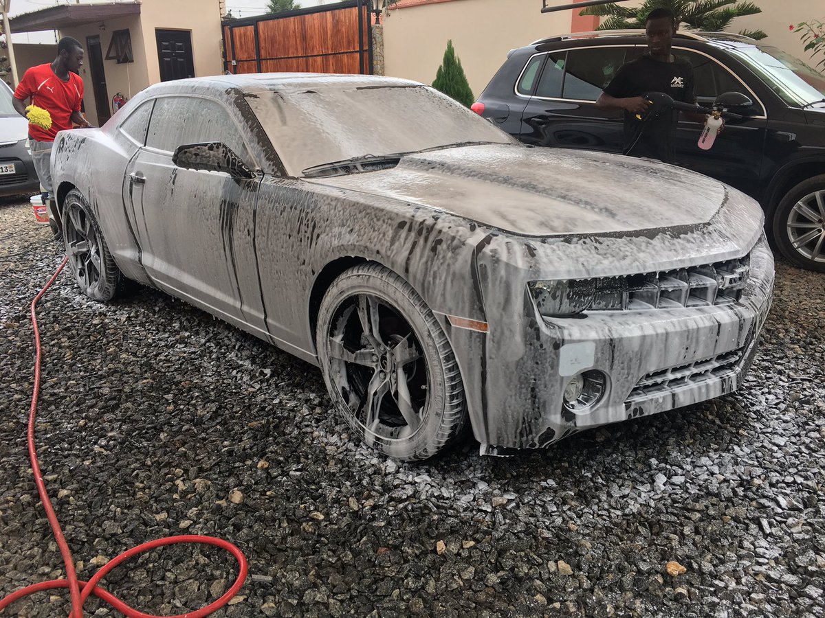 Jilma Al Hassan On Twitter Chevy Camaro Maintenance Wash What Color Is It Chevrolet Camaro Axc Ghana Americanmuscle Detailing Wash Ghana Https T Co Xwoajarkic
