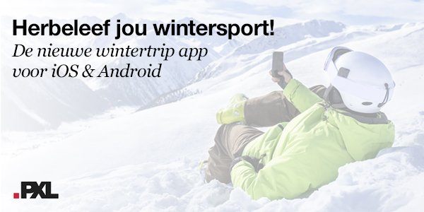 pxlwidgets's tweet photo. Al jou wintersport momenten opnieuw beleven? De nieuwe app 'Wintertrip' maakt het mogelijk! https://t.co/UgwmJFhNPq https://t.co/RN4I1XRGId