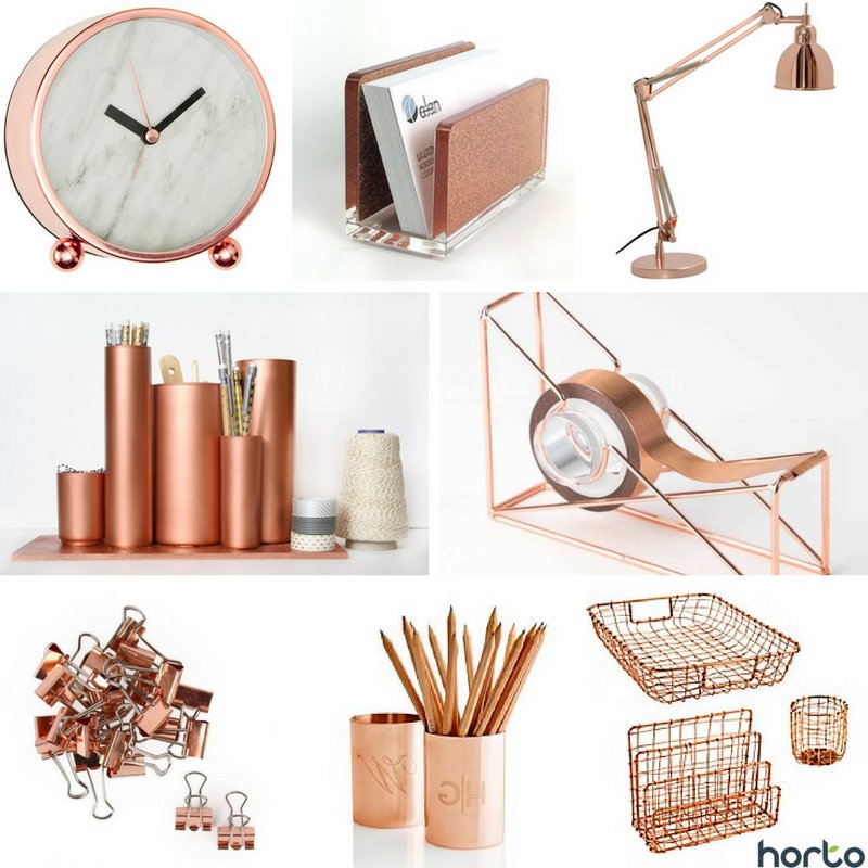 HortoUK's tweet photo. It's the little details that make the biggest impact. We love these copper desk accessories, perfect to wow clients in your home office. https://t.co/nGNVo0Jx9a