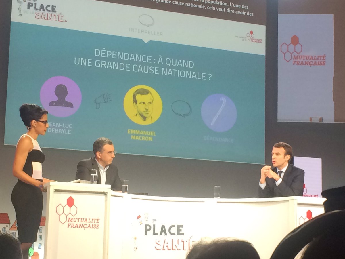 Macron commence sur la prévention mais termine sur la doxa libérale de la concurrence pour résoudre les maux de la protection sociale...#SOS