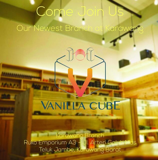 vanillacubes's tweet image. Yuk, yg di Karawang dan sekitarnya, ga usah jauh2 lagi cari #vapestore , Vanilla Cube kini hadir di Ruko Emporium A3 Galuh Mas, Karawang 🦄