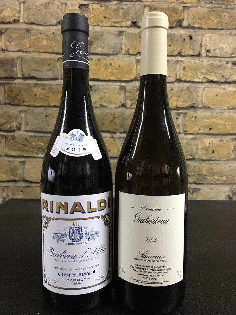vintrepidwines's tweet photo. Just a few bottles of these two wines up on the site later this morning. Get in quick... #rinaldi #guiberteau https://t.co/r37WMcbjOE