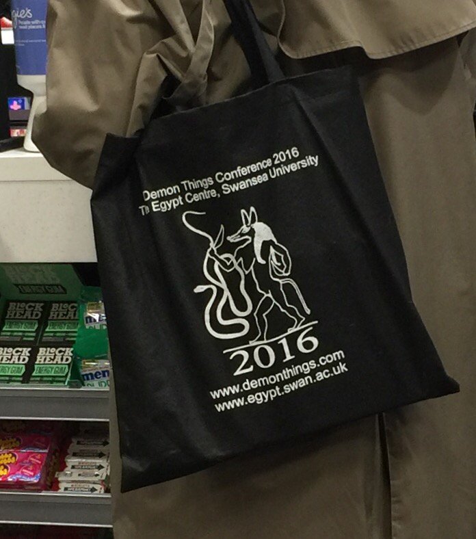 DemonThings's tweet photo. Love seeing our bags from last year's #demonthings Conference still in use 😀https://t.co/LxdgECjW3N https://t.co/yujn7txOgm