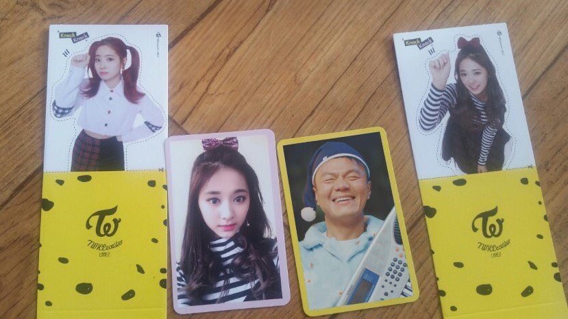 ihearteggtarts's tweet photo. DID THEY REALLY INCLUDE JYP'S PHOTOCARD https://t.co/BmJqelbS8H