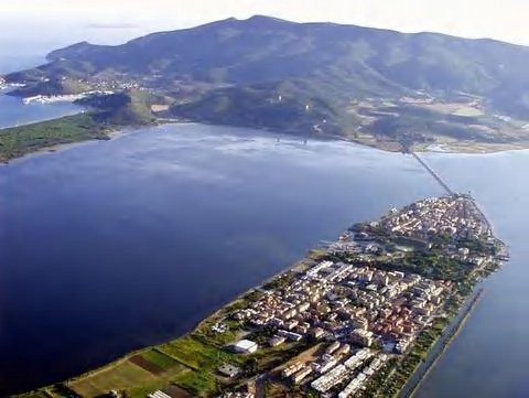 Panoramic view of #Orbetello in #Maremma, #Tuscany - #Italy - Photo: Maremma Toscana - Orbetello