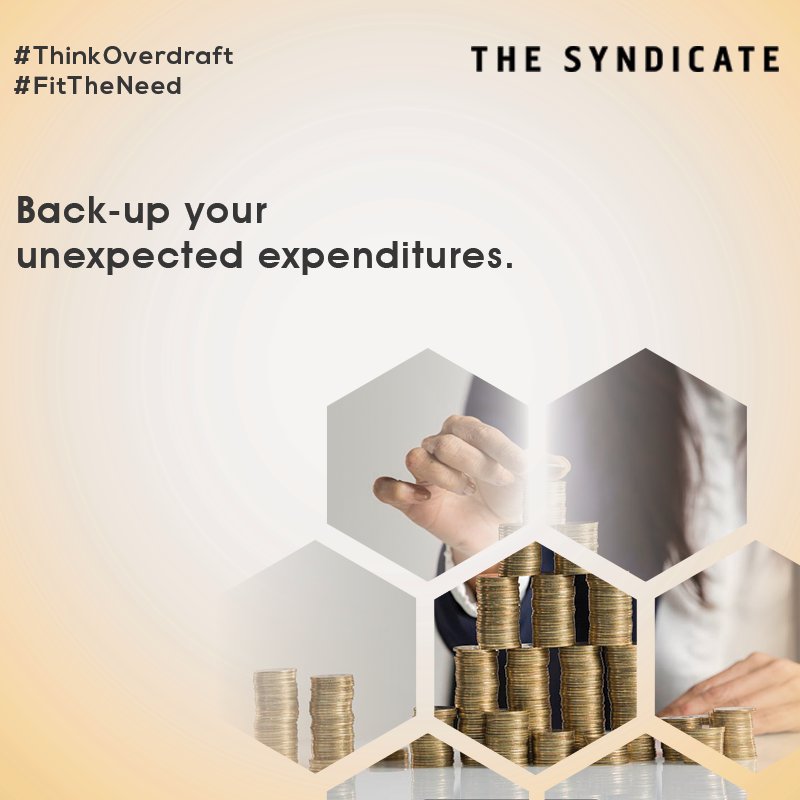 SyndicateTech4u's tweet image. Unexpected expenditures? Back them up now! #ThinkOverdraft Think #TheSyndicate #FitTheNeed
thesyndicate.tech