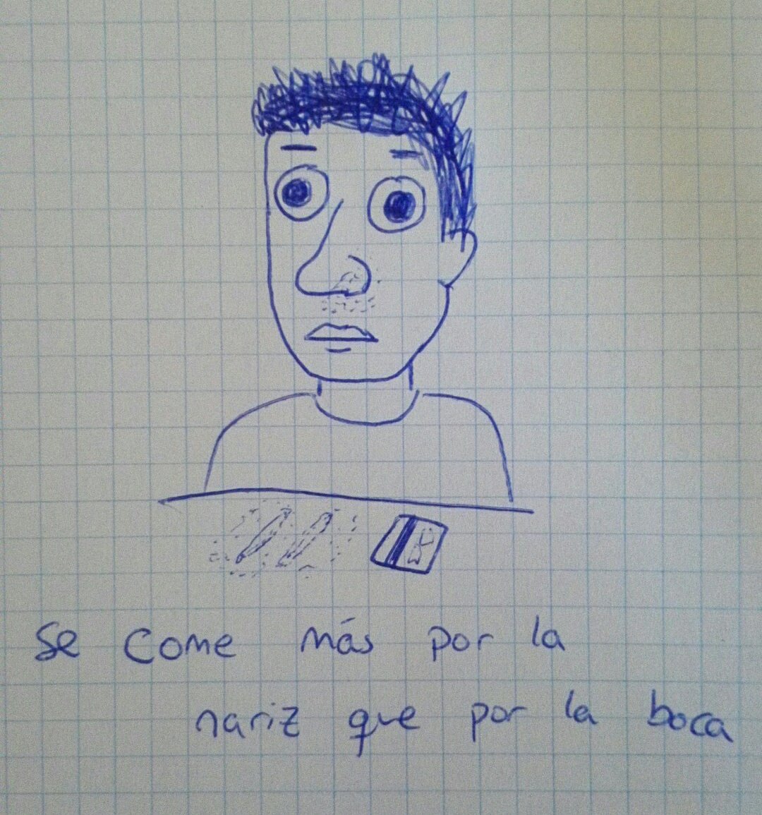 ChemaBorrego's tweet photo. Cuando en clase te explican cómo funcionan el olfato y el gusto y te dicen: https://t.co/dvoqppMy1C