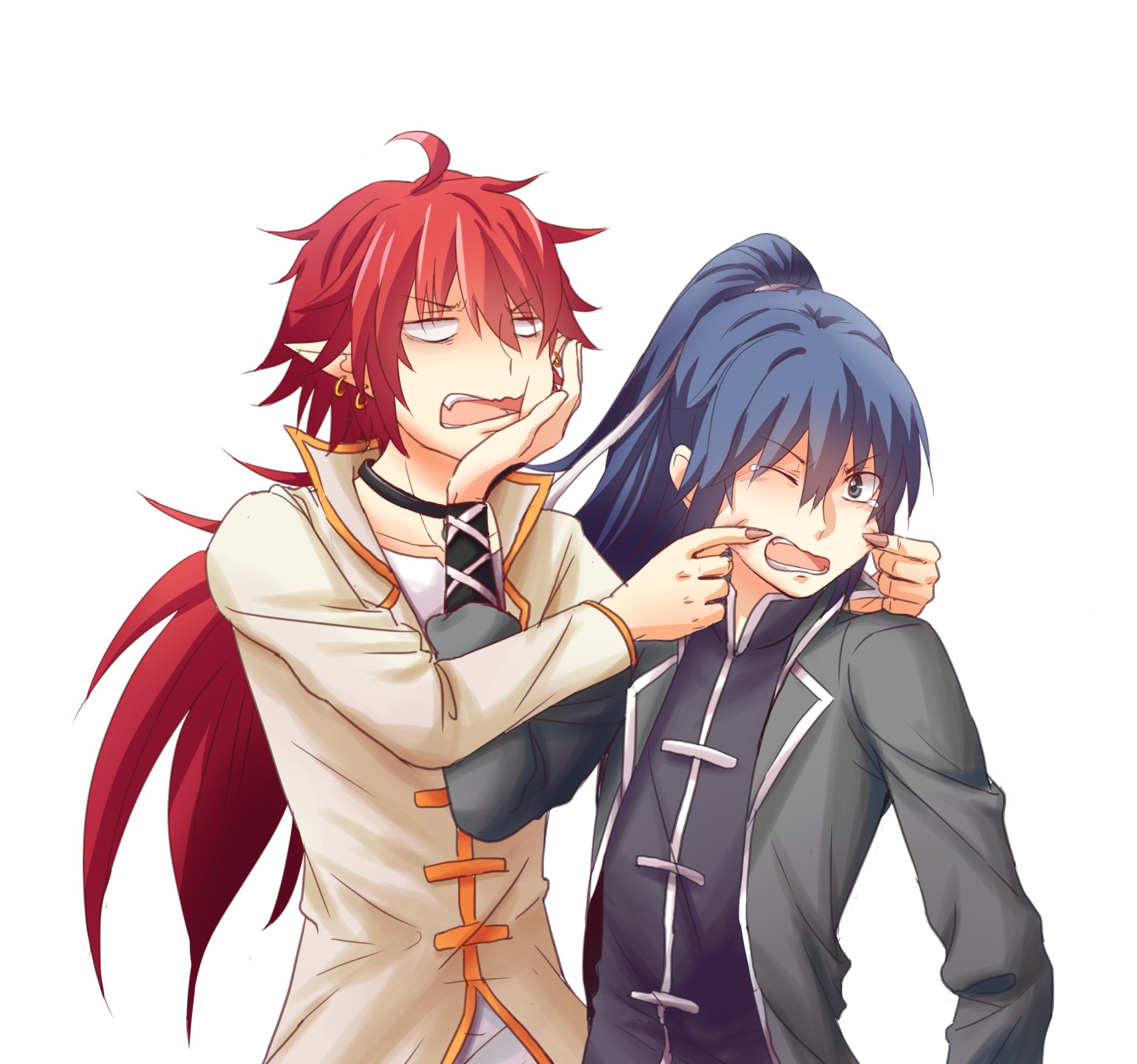 テレビアニメ Spiritpact 黄泉の契り 公式アカウント V Twitter イラスト公開第五弾となりました 今回は寅哲様が描いておるぞ 敬華くんに何か用があるのかな ڡ Spiritpact スピリットパクト T Co Azgvazft2n Twitter
