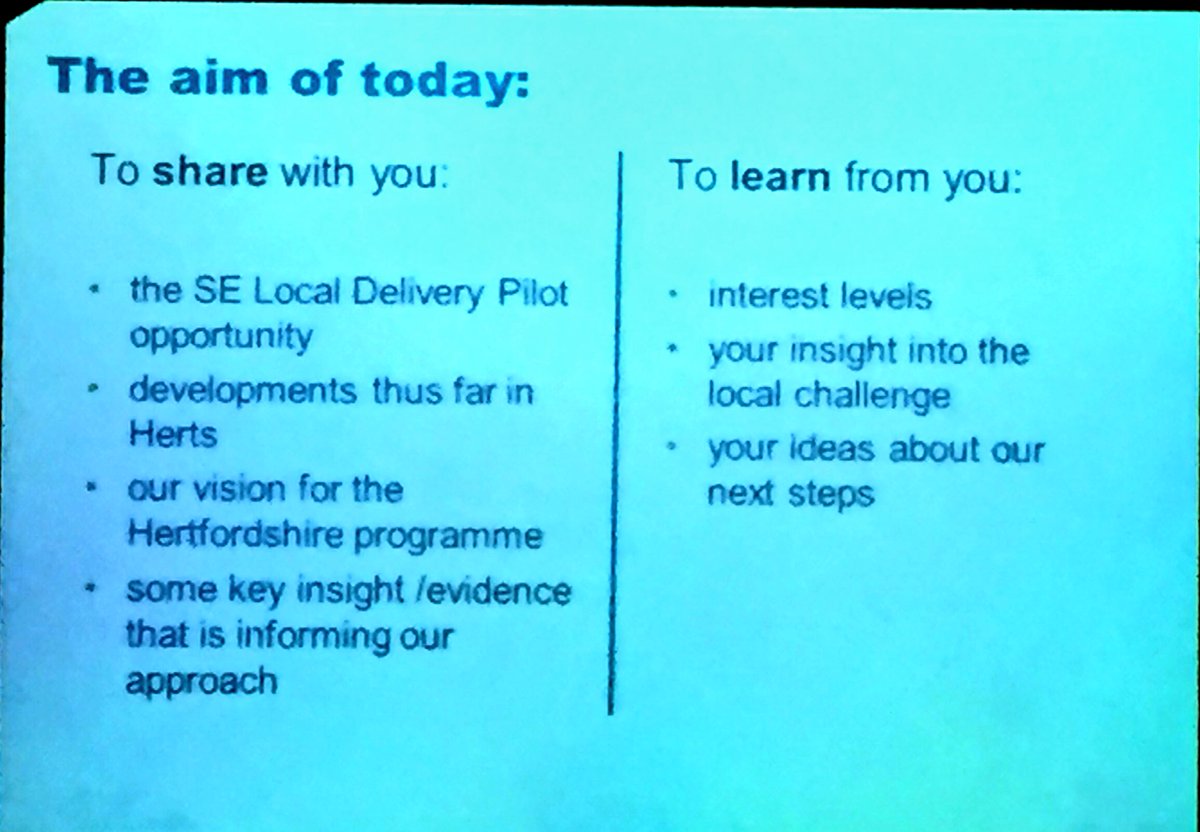 PSimey's tweet photo. #Herts @Sport_England Local Delivery Pilot workshop kicking off now - tacking inactivity.  Loads of insight from more than 60 attendees👍 https://t.co/9y4f9Gk9K7