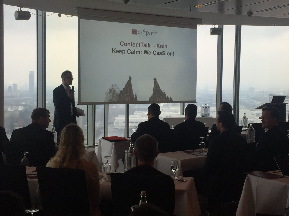 Crownpeak_DE's tweet photo. Unser #ContentTalk in #Köln läuft. Thema: #CaaS. Ausblick: Top! https://t.co/9SO5rW7cOO