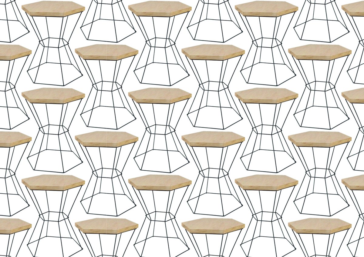 Wood you like a brief explanation of an acorn? - In a nutshell, it's an oak tree. 🌳Our Hexa Side table thought it was funny.. #africandesign