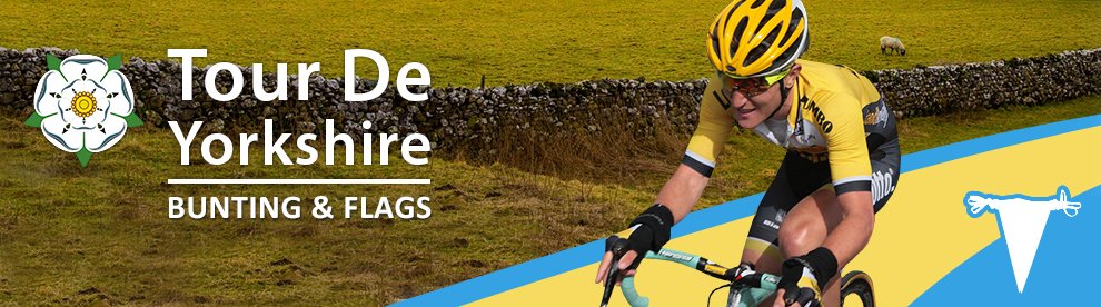 Don't forget your bunting for the Tour De Yorkshire on 28/04/17
#Bunting #StreetParty