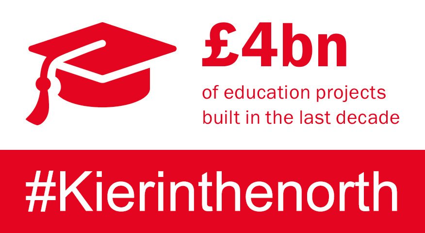 kiergroup's tweet photo. We've built £4bn worth of education projects in the north over the past decade  #NorthernPowerhouse17 #kierinthenorth https://t.co/VeghgPz1ur