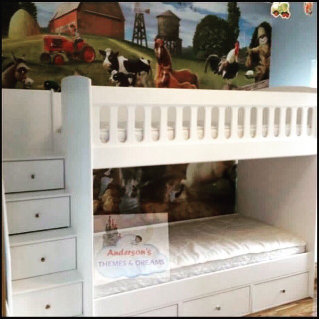 AndersonsThemes's tweet photo. One follower will win these bunk beds to be drawn April 1st follow &amp; retweet to win #win #Competition #free #prize #handmade #uk #ireland https://t.co/UIGVt2HQh7