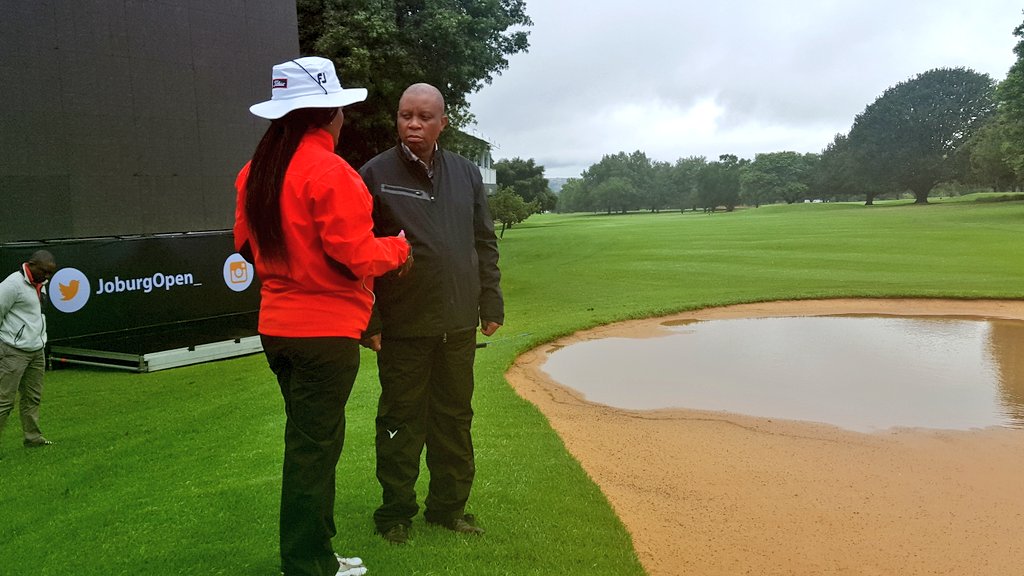 CityofJoburgZA's tweet photo. @HermanMashaba exploring the @royal_jhb_club to see how the preparations of #JoburgOpen2017 are going. #KnowYourJoburgOpen ^LM https://t.co/YZhM1WjhPe