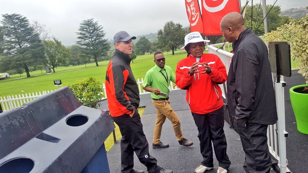 CityofJoburgZA's tweet photo. @HermanMashaba exploring the @royal_jhb_club to see how the preparations of #JoburgOpen2017 are going. #KnowYourJoburgOpen ^LM https://t.co/YZhM1WjhPe