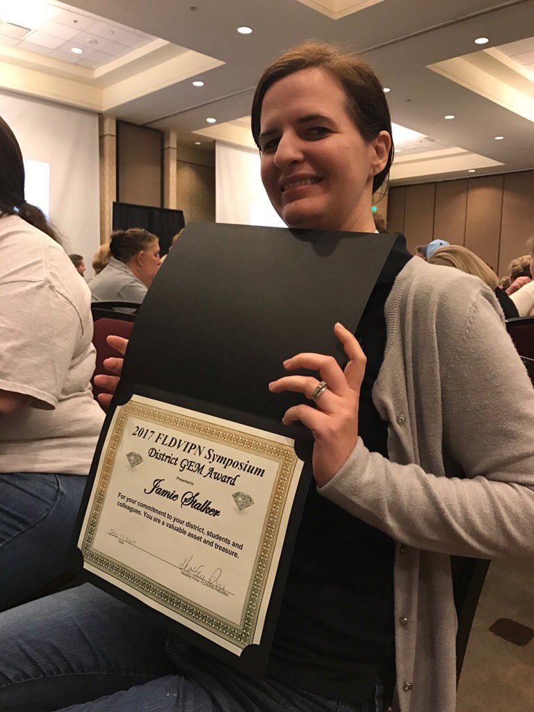 jsusyp's tweet photo. Volusia District Gem #fldvipn17 A True Gem @VolusiaOnline @volusiaschools https://t.co/OSGZ0G0GLC