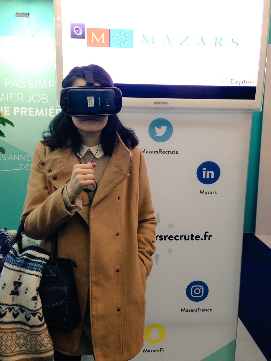 ForvisMazarsRh's tweet photo. Nous sommes présents au forum @Paris_Dauphine, venez tester la réalité virtuelle avec @MazarsRecrute #inside360 https://t.co/ExoI90D45q