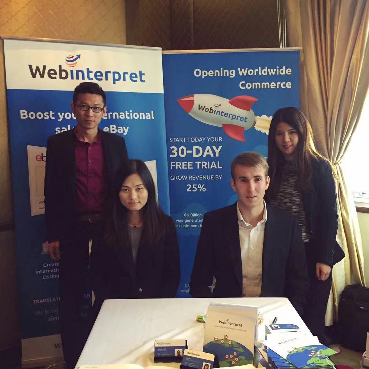 We open global eCommerce for you! WebInterpret at @AliExpress_EN event in China #worldwidecommerce #aliexpress