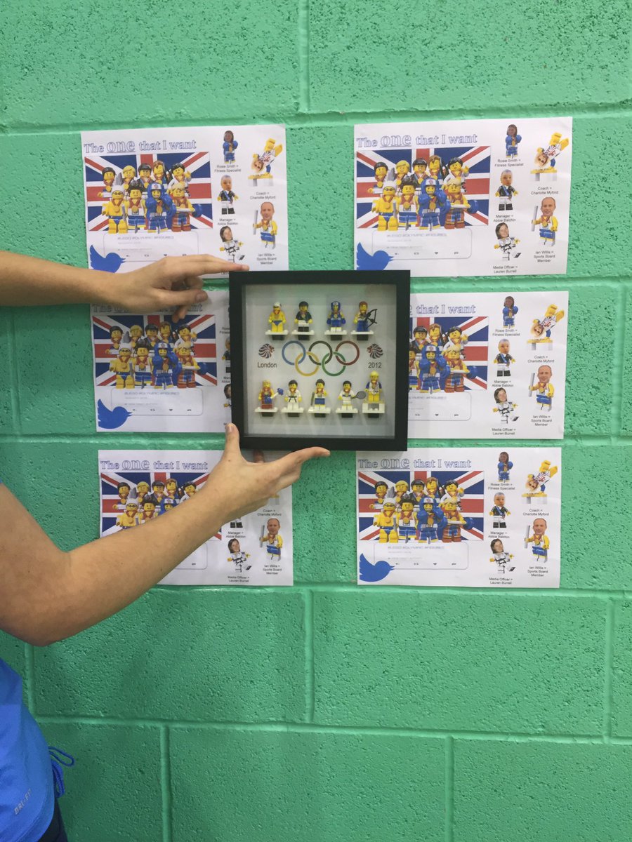 OneIwant's tweet photo. @LEGO_Group The lego Olympic figures have come to Loughborough University #Lego #sportseducation #Teamone #lboropgcespted17 https://t.co/wArp1hOG04
