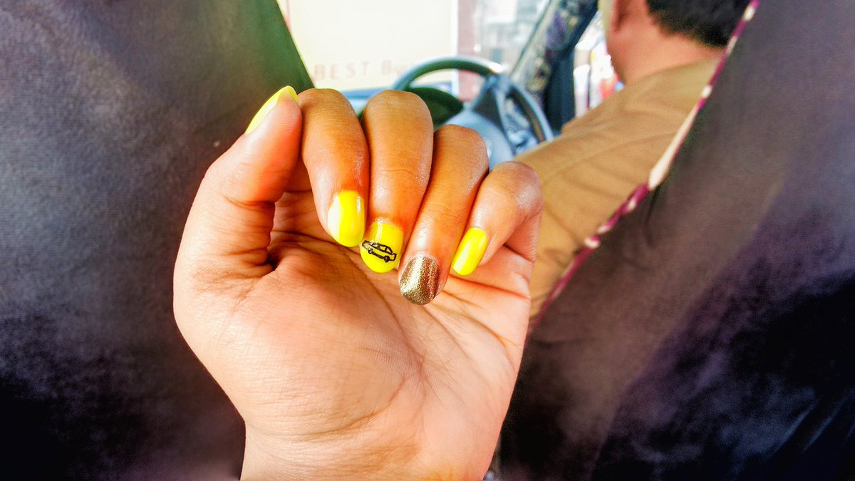 PoojaMahimkar's tweet photo. Sitting in a Taxi with a little Taxi on my finger.
Have you tried @lynnails 's new #BombayCollection yet? https://t.co/e0cVMy522X