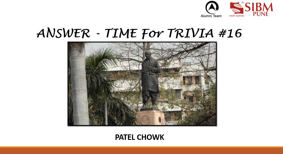 SIBMPune_Alumni's tweet photo. Answer to #TimeForTrivia - 16

#EncoreNorth2017 at #ITCSheraton in #Saket
#4DaysToGo
RSVP: https://t.co/ALd3qb8jCB https://t.co/QnT8aGIuzY
