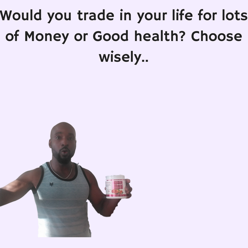 bradsstyle's tweet photo. Would you trade your life for lots of money or good health? Choose wisely! https://t.co/JabFNQ6JHM