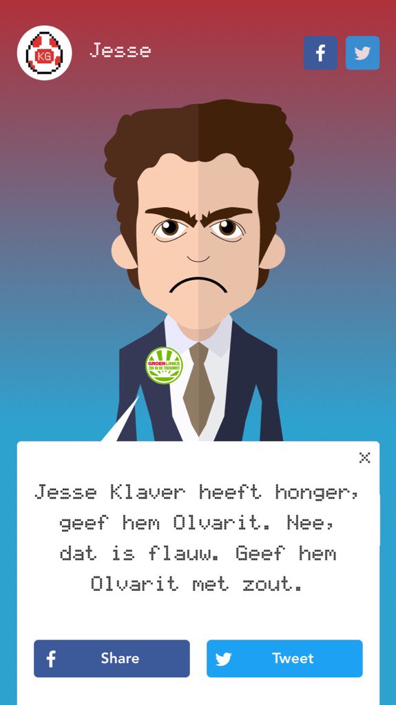 Ik speel Kamergotchi en ik moet voor Jesse zorgen. #zml kamergotchi.nl