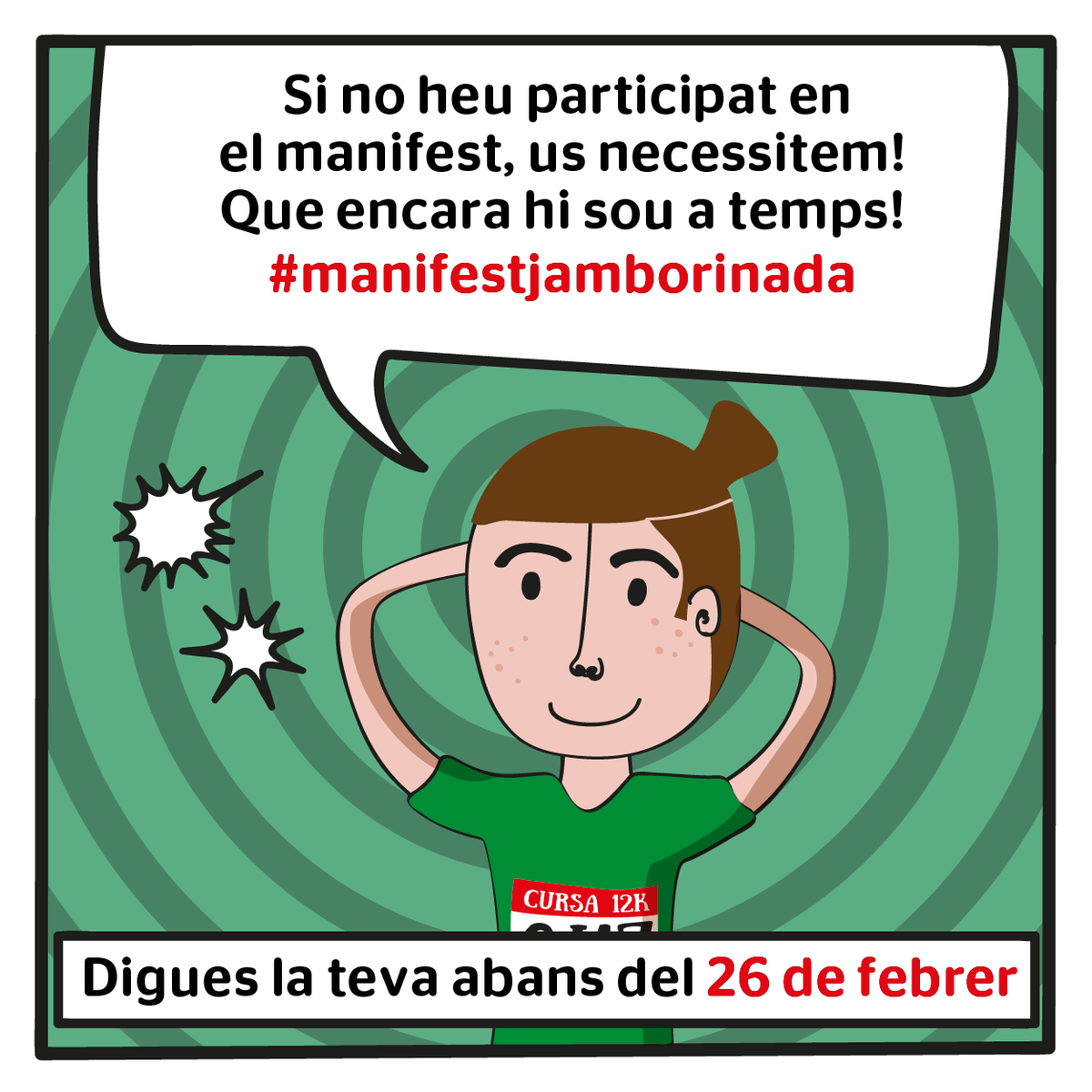 jamborinada's tweet photo. Ei! Que queda menys d'una setmana per participar al #manifestjamborinada! https://t.co/DOgOF7EmN6 https://t.co/pl3BpEbzJu