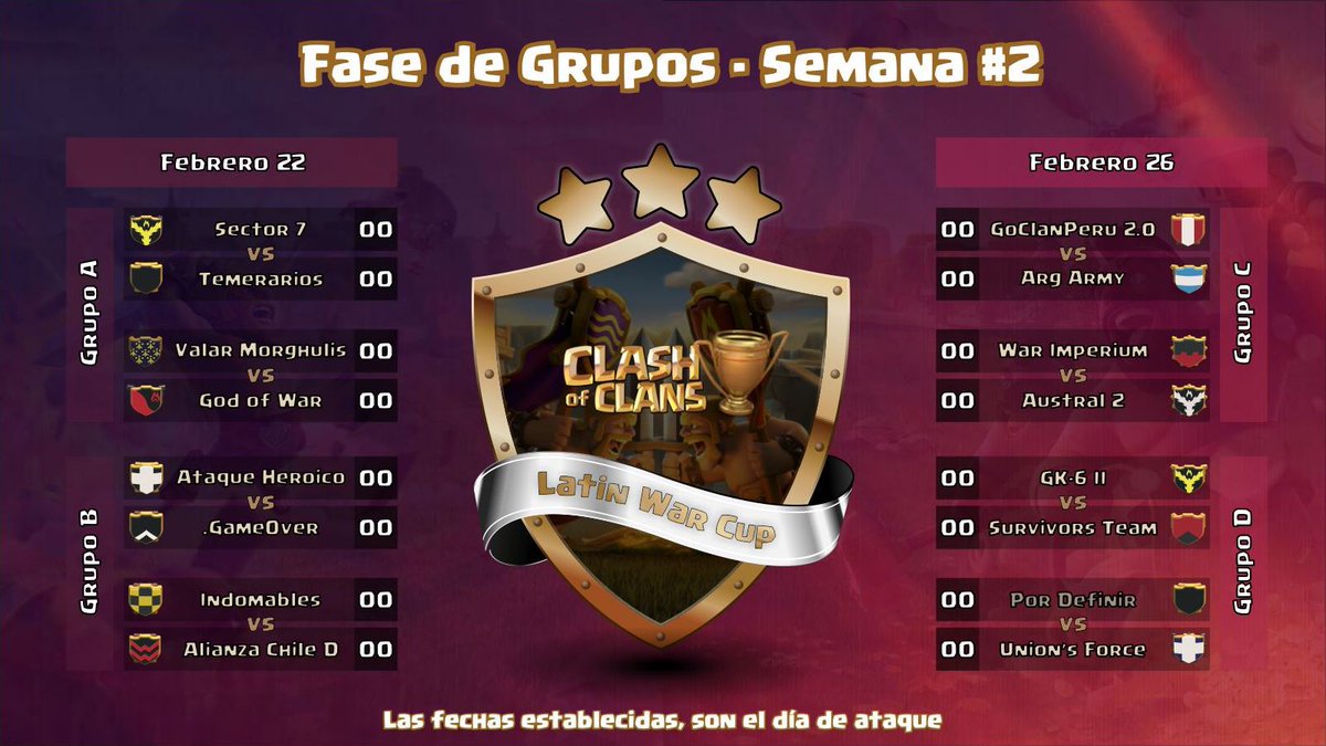Latin War Cup tweet media