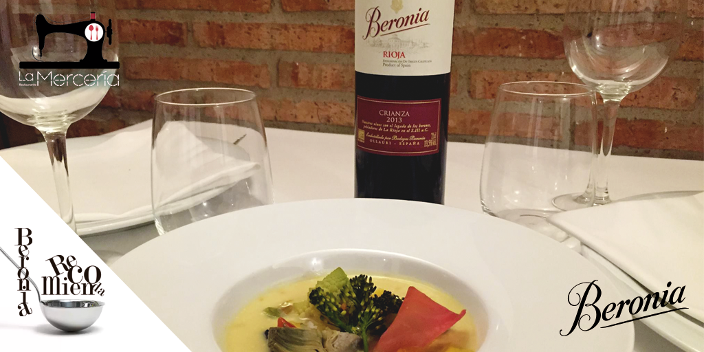 BodegasBeronia's tweet photo. ¡Os recomendamos la Menestra Pantone de @lamerceriarest maridada con #BeroniaCrianza! https://t.co/g8Gs9DkxiN #ConcursodePinchos #LaRioja https://t.co/g5HYaAndwv