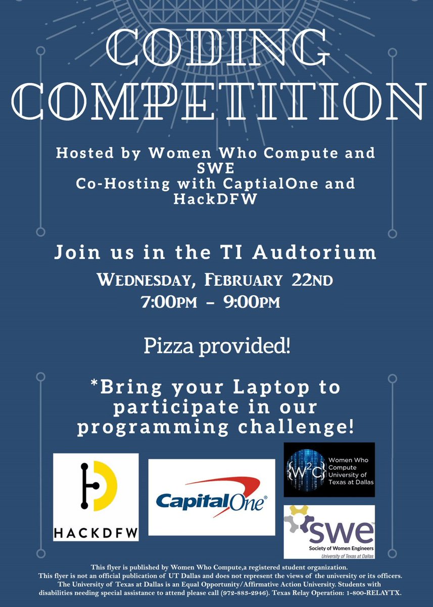 Programming Contest on Wed Feb 22 sweutd.wordpress.com/2017/02/21/pro…
