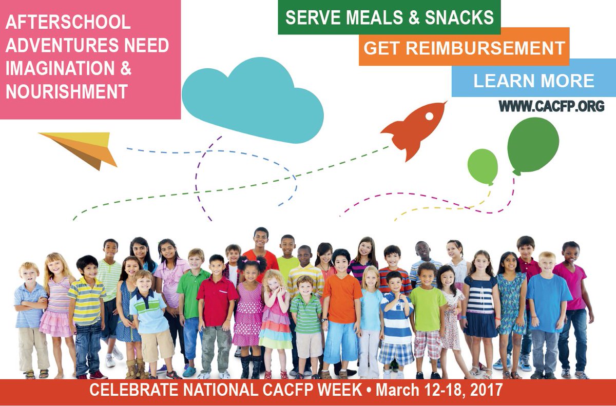 NationalCACFP's tweet photo. Does your school serve AfterSchool snack and supper? Get reimbursed through CACFP. #accessforeverychild #cacfpweek https://t.co/eqH0onQwGN https://t.co/NLNLlKmwqb