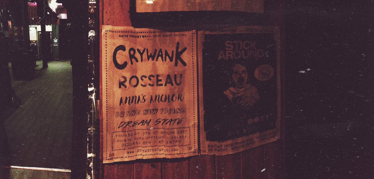 noisepromo's tweet image. The next two NO!SE shows are gonna be special! #stickaround #reunion #crywank @roisindubhpub