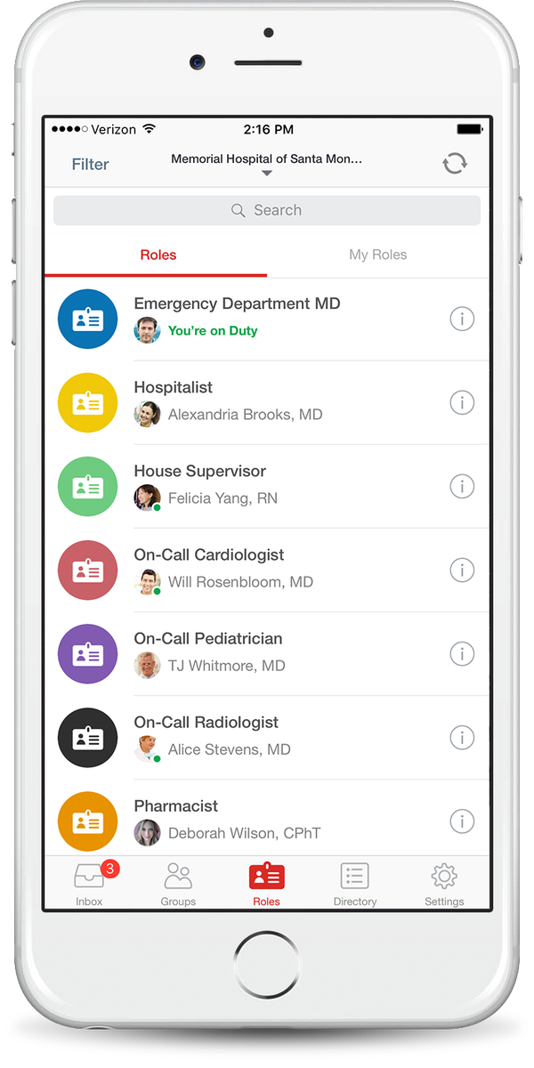 TigerConnect's tweet photo. #HIMSS17 Do you know who is on call? #TigerFlow does #WeDoRoles https://t.co/1qGF2hCfSq https://t.co/xIrXhcuUYV