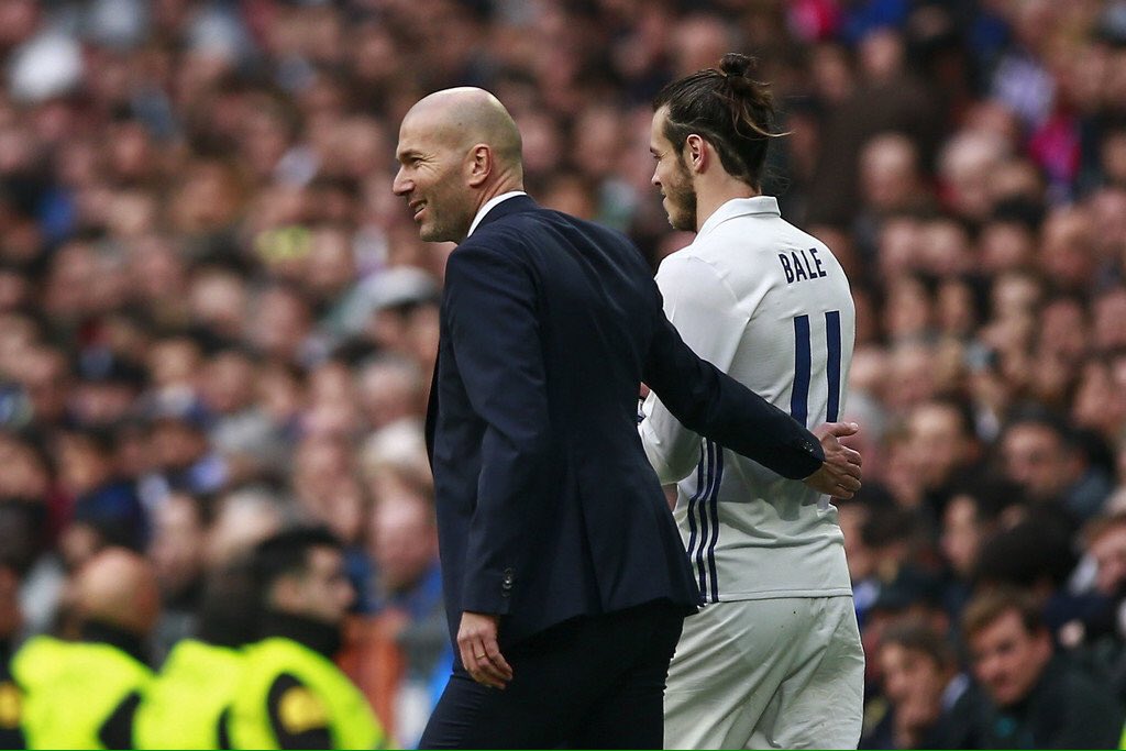 Zinedine Zidane: "Secara fisik, Gareth Bale itu kuat dan kita akan lihat apakah dia akan main besok dari menit pertama atau tidak."