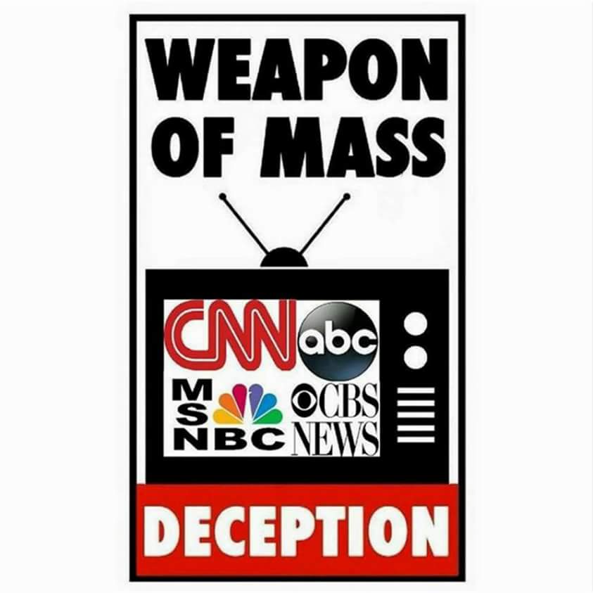 #FakeNews #AlternativeFacts #Deception #FoxNews #NBCNews #CBSNews #ABCNews #CNNNews