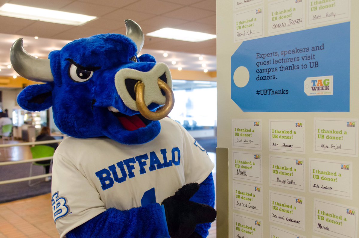 UBStudentExp's tweet photo. Join us! We're in Capen saying "thank you!" to the donors who help make your #UBuffalo experience happen. #UBThanks #UBTAGWeek https://t.co/YeUTSXOAtn