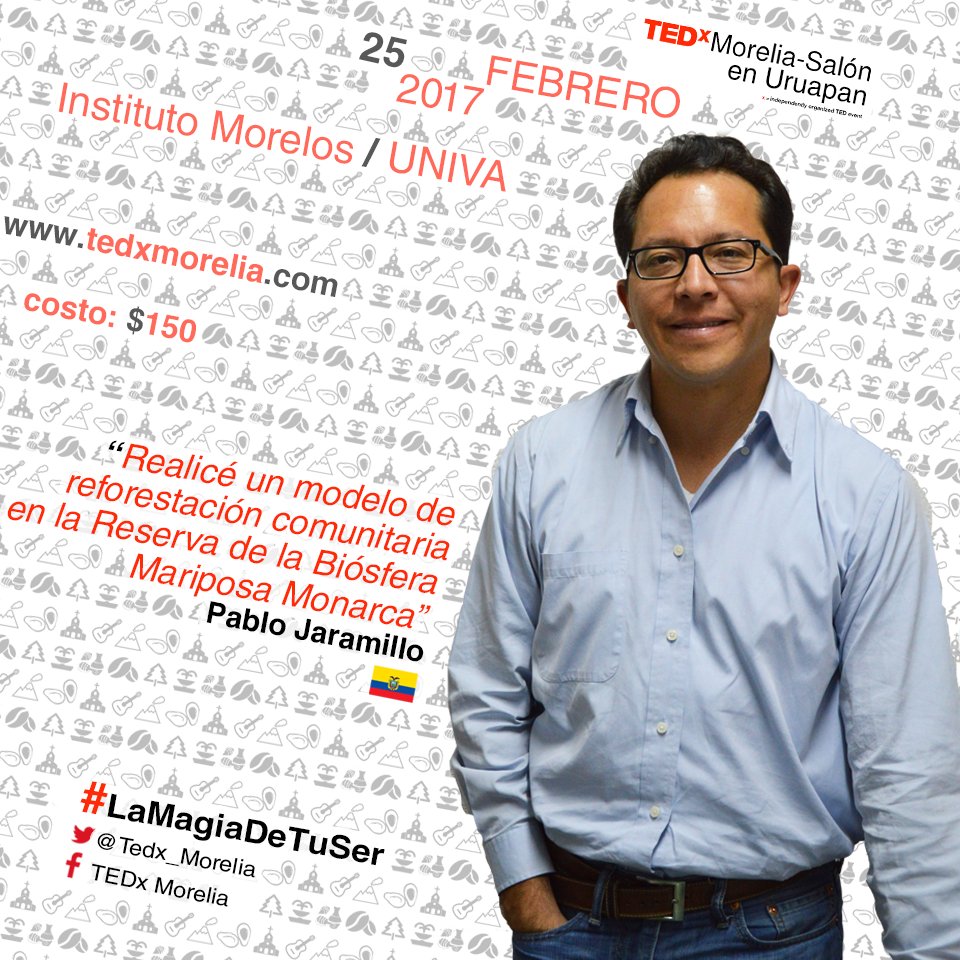 TEDx_Morelia's tweet photo. Conoce la esperanza de las mariposas monarca 🦋 y forma parte de la experiencia TEDx en Uruapan.
Compra tu boleto enviándonos un inbox. https://t.co/s8MLnXFrcc