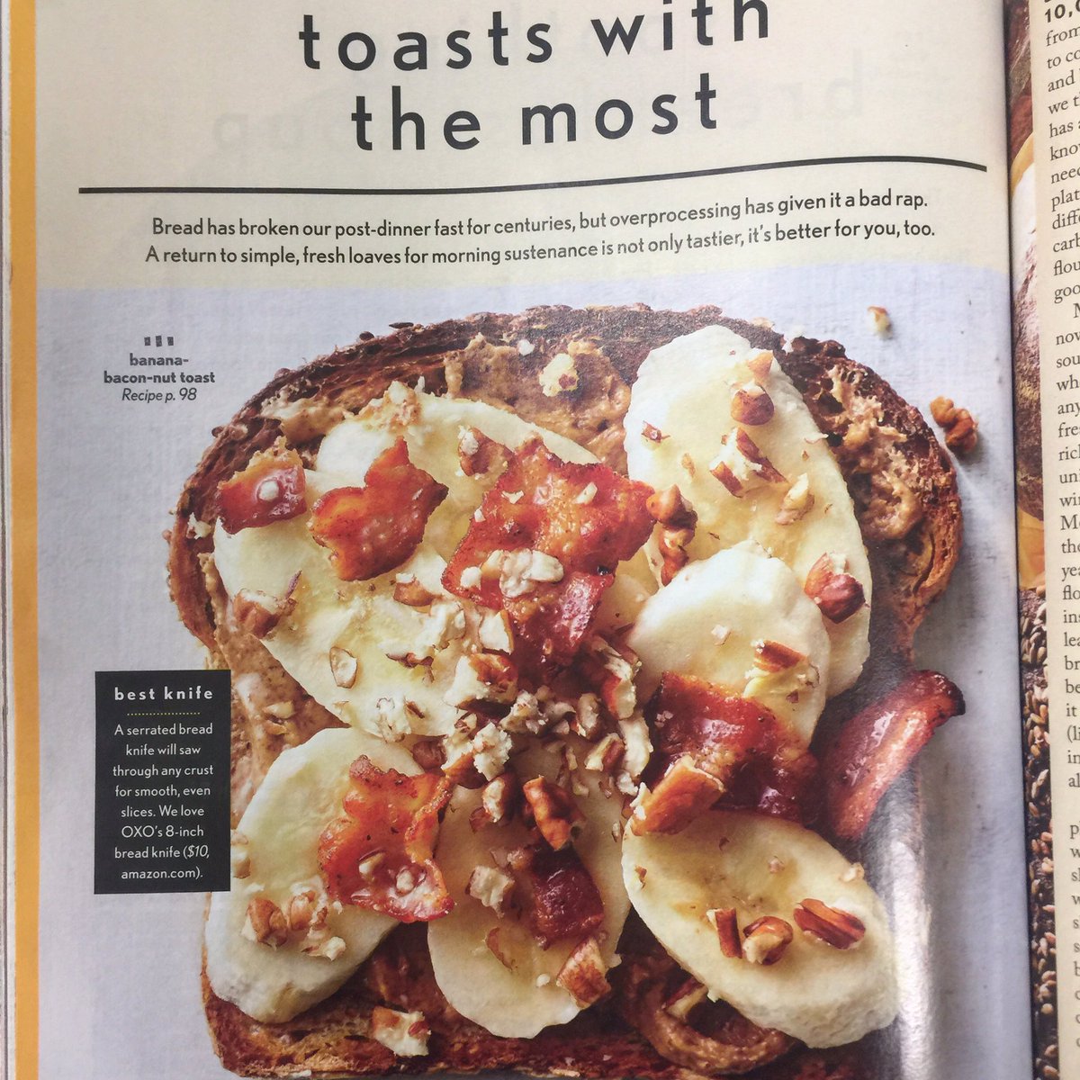 lafarmbakery's tweet photo. It brings such joy to see our friends in food putting bread front & center! Merci, @Cooking_Light, for including ours! #toastwiththemost https://t.co/UWAPQMbL4z