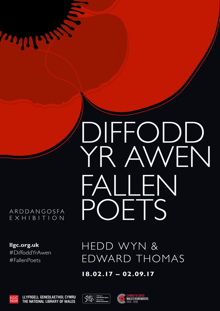 NLWales's tweet photo. Fallen Poets: Edward Thomas & Hedd Wyn @walesremembers @NLWExhibition @NLWArchives #FallenPoets https://t.co/fgrsGbDJ6t https://t.co/82OIAIEuav