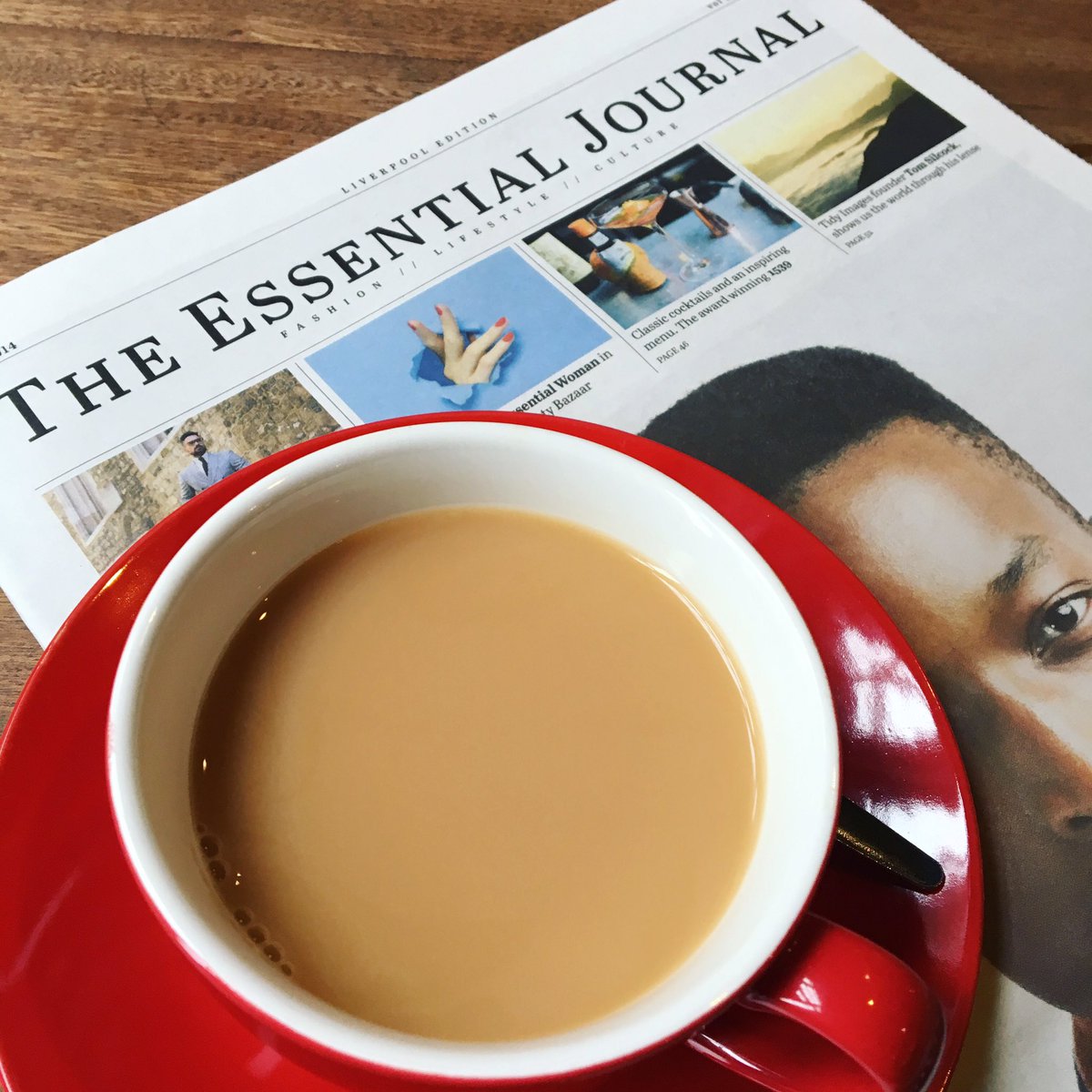 luchaliverpool's tweet photo. Little siesta with @TEJOURNAL before the lunch rush kicks in ☕️ #vivalucha #siesta #lunch #breakfast #tea #lightreading #essentialjournal https://t.co/MJ5TAxJVPg