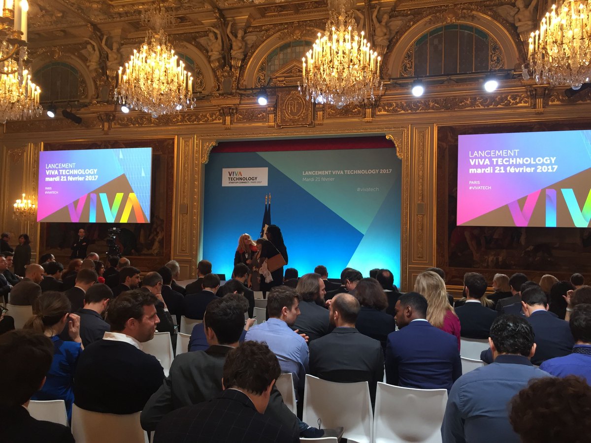 gootfr's tweet photo. En direct de l' @Elysee pour le lancement de la 2de édition @vivatechnologyparis, le rdv mondial de l'innovation ! #vivatech @fhollande https://t.co/mxUjjBKrp4
