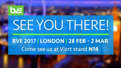 PromotsTV's tweet photo. We have a lot of exciting updates to share with you! #realtimegraphics #channelbranding #multichannelsolutions. @BVExpo, @vizrt stand. https://t.co/dAfao07Rho
