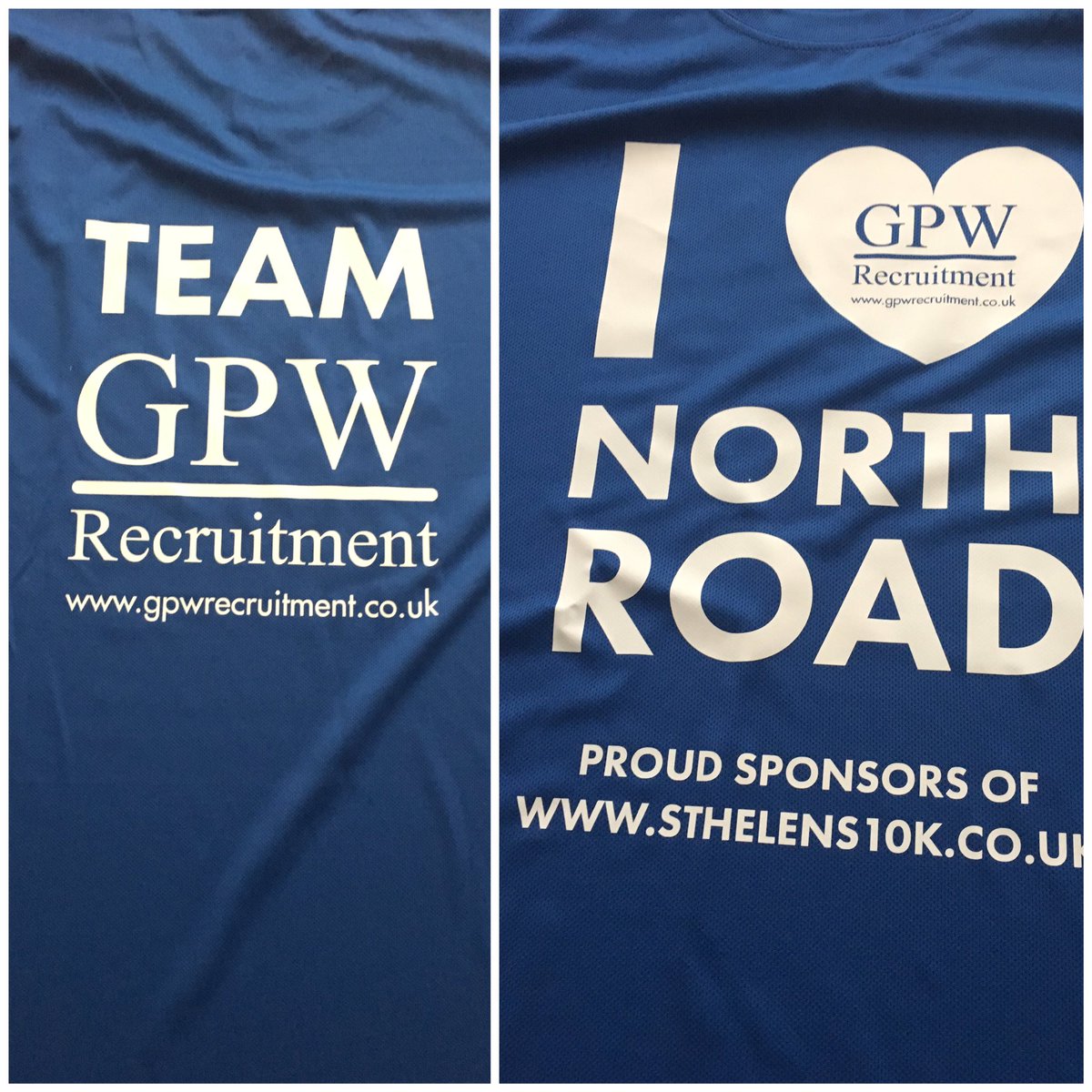 Team <a href="/gpwrecruitment/">GPW Recruitment</a> t-shirts arrived today, all ready for the <a href="/sthelens10krun/">GPW St Helens 10K</a>!  #TEAMGPW #takingitseriously <a href="/RunGeekUK/">RunGeek</a>