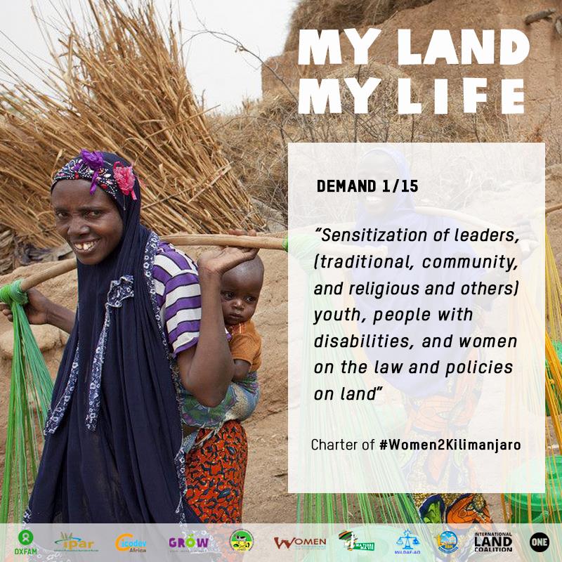 WiLDAFGhana's tweet photo. Demand 1 of the Kilimanjaro Initiative; sensitizing people on the laws and policies on Land. @oxfaminghana @SEND_GHANA @Global_Call_ https://t.co/4RwlFquyLM