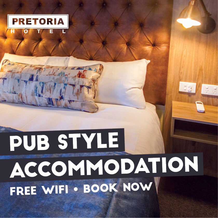 Pretoria_Hotel's tweet photo. Not just everyday pub accommodation!
Using the fabulous @SoakSkin
https://t.co/cS58Ualhhq
#soakskin #murrayriverlife #visitmannum https://t.co/3VCWVJcxHL