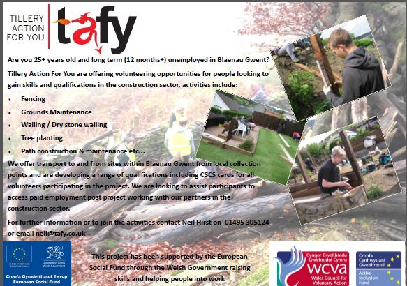 ebbwfachcf1's tweet photo. 25+ Interested in construction? ...Why not give TAFY (Tillery Action For You) a ring on: 01495 305124 ask to speak to Neil Hirst https://t.co/taOhzqmp5Q